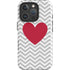Chevron Heart iPhone 16 Pro Impact Case